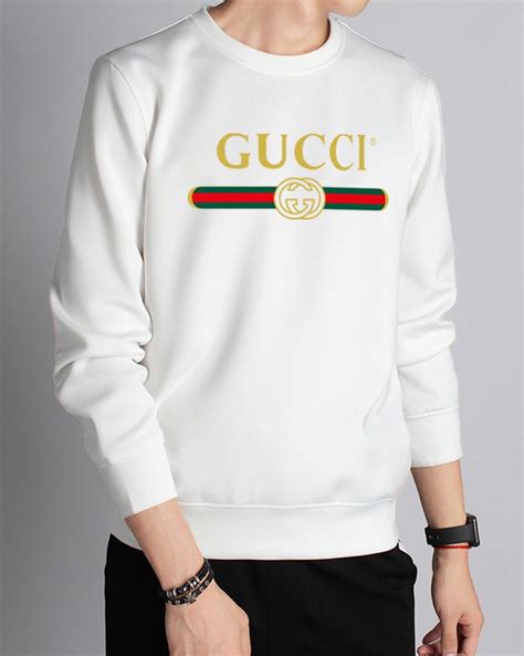 gucci white t shirt full sleeve